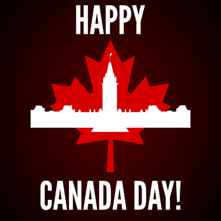 SVG celebrating Canada Day