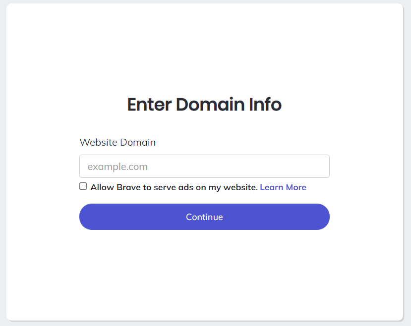Enter Apex Domain